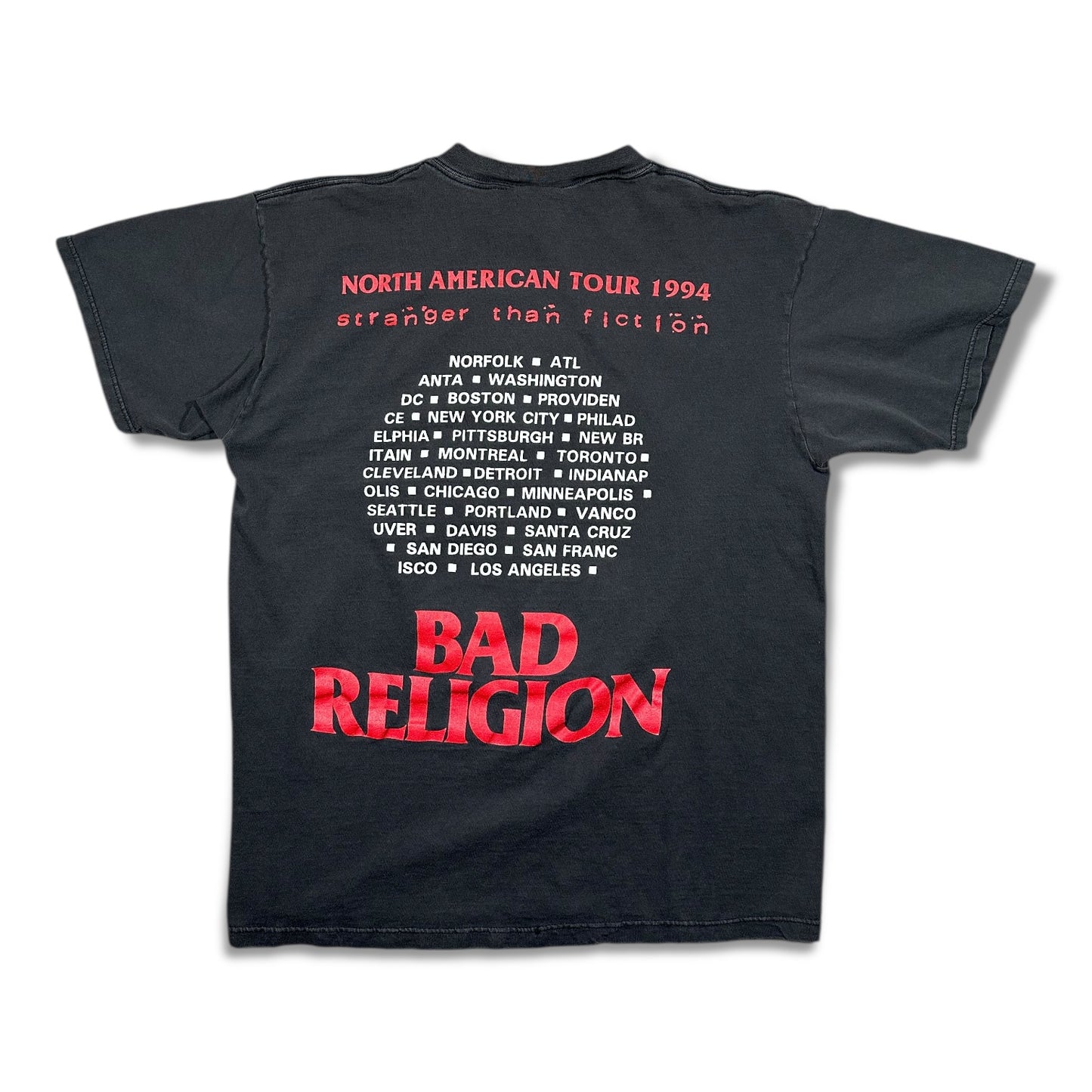 1990s Vintage Bad Religion "Stranger Than Fiction" Shirt