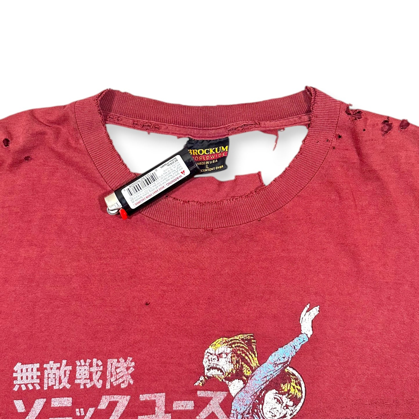 1990s Vintage Sonic Youth "Hysteric Comics Invincible Squadron" Shirt