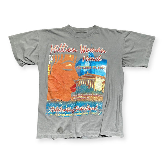 1990s Vintage Million Woman March Shirt