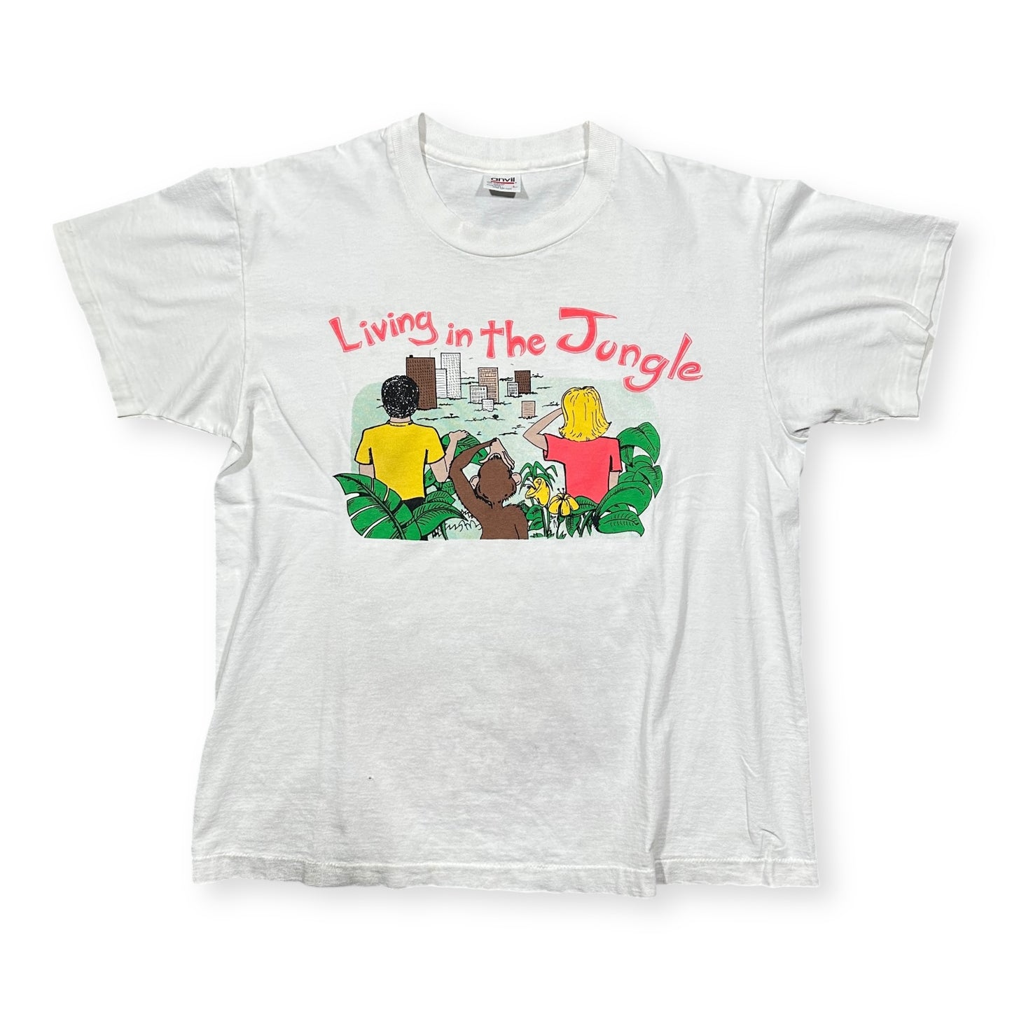 1990s Vintage Living In The Jungle Shirt