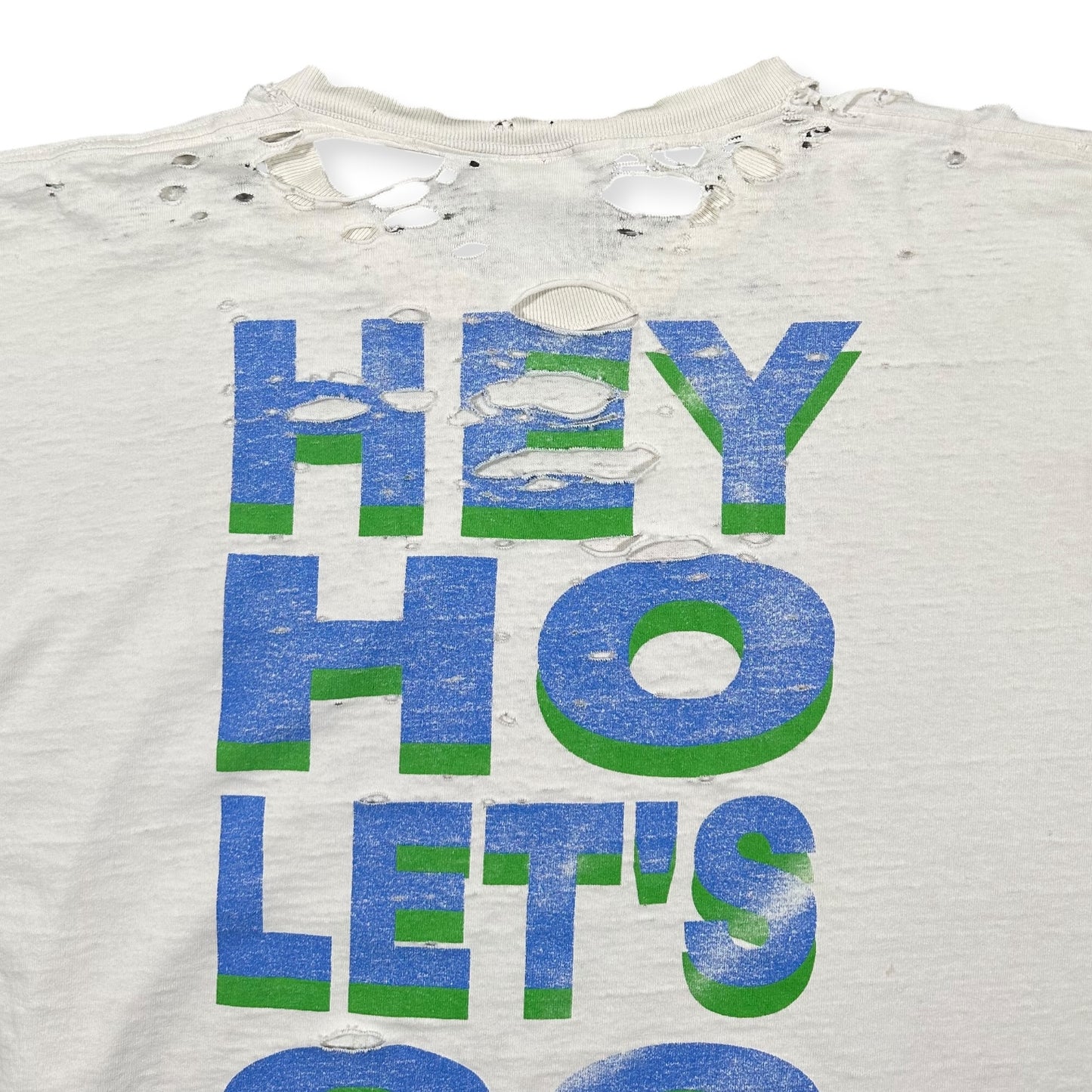 1990s Vintage Ramones "Hey Ho Let's Go" Shirt