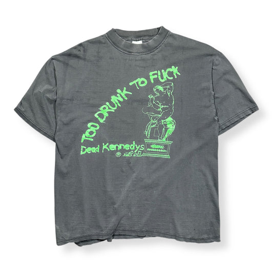 1990s Vintage Dead Kennedys "Too Drunk To Fuck" Shirt