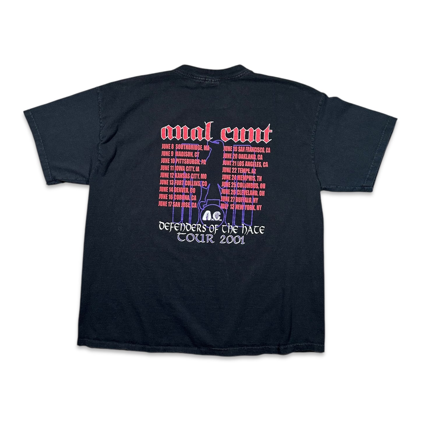 2000s Vintage Anal Cunt Shirt