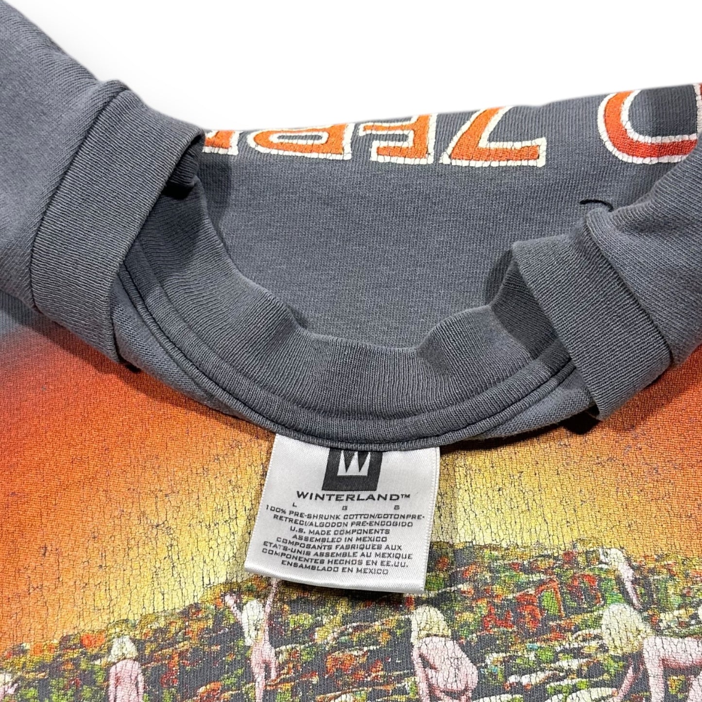 1990s Vintage Led Zeppelin "Houses Of The Holy" Cutoff Shirt