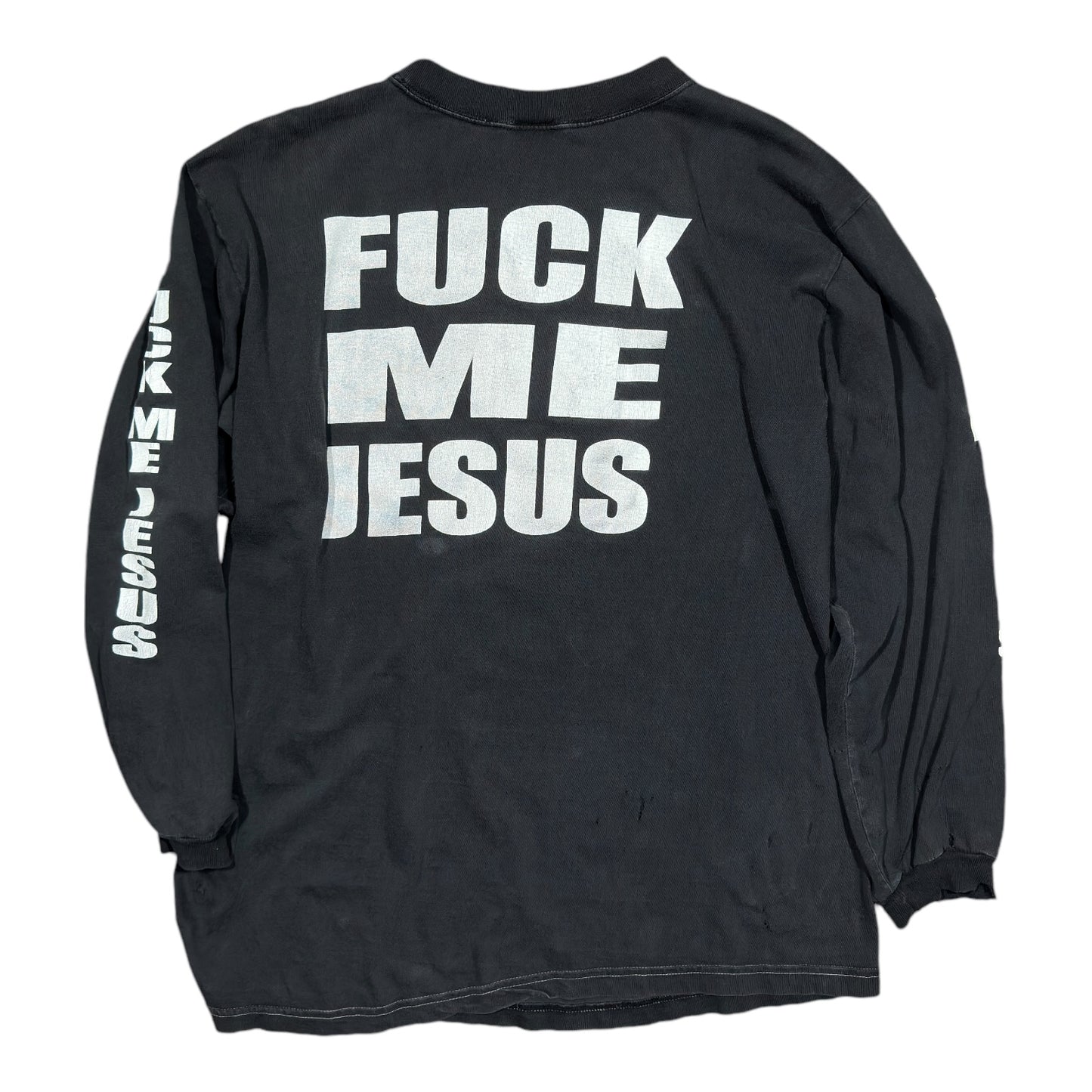 1990s Vintage Marduk "F*ck Me Jesus" Longsleeves Shirt