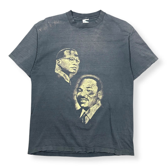 1990s Vintage Martin Luther King Jr. & Malcom X Shirt