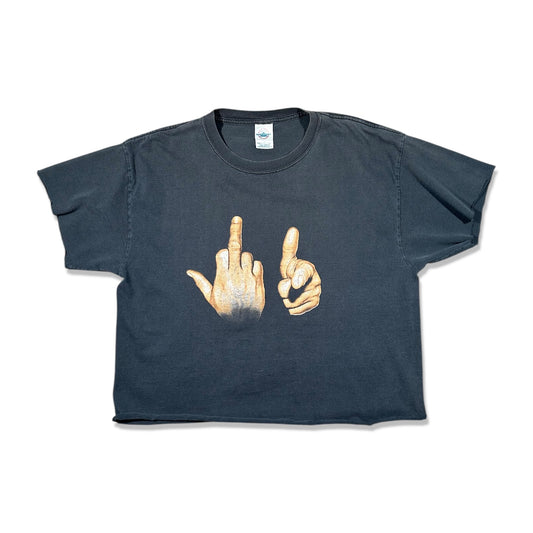 2000s Vintage "Fuck You" Fingers Shirt