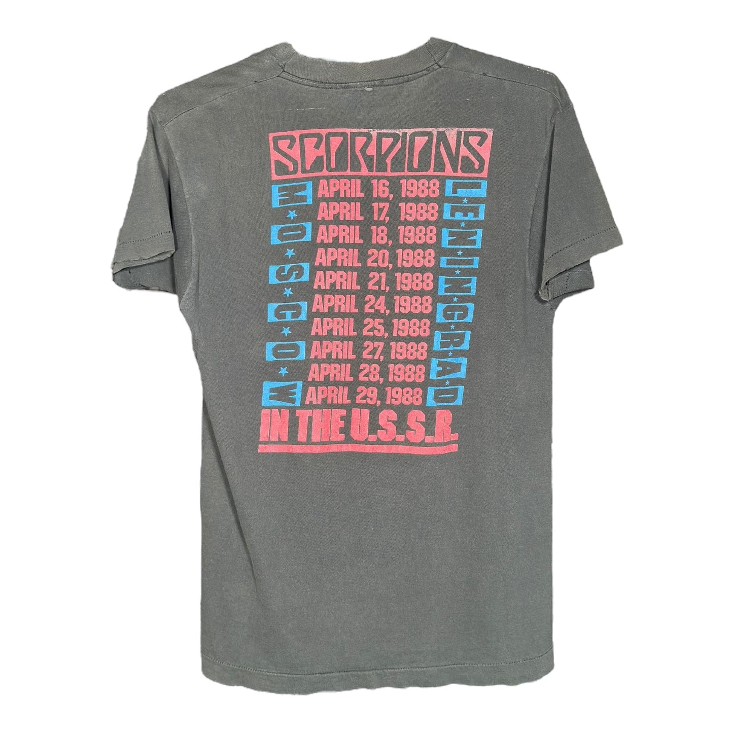 1988 Vintage Scorpions "In The USSR" Shirt