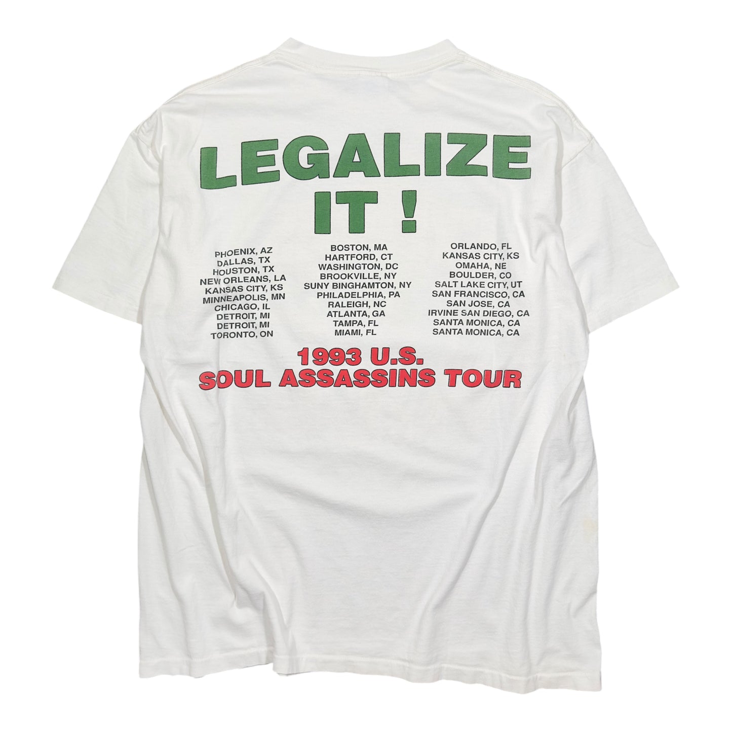 1993 Vintage Cypress Hill "Legalize it!" Shirt