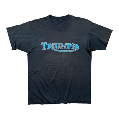 1980s Vintage Triumph Motorcycle Shirt