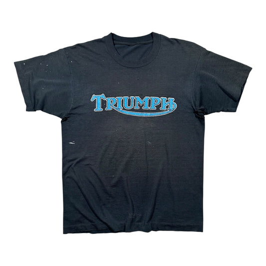 1980s Vintage Triumph Motorcycle Shirt