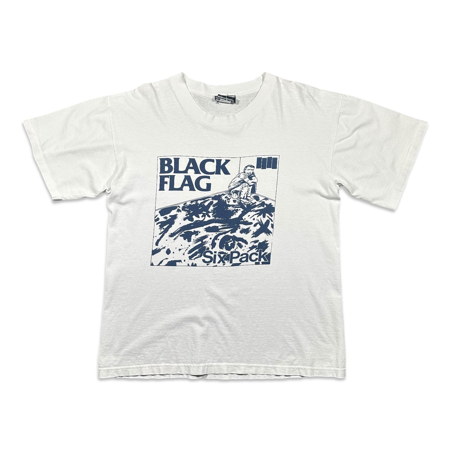 1990s Vintage Black Flag "Six Pack" Shirt