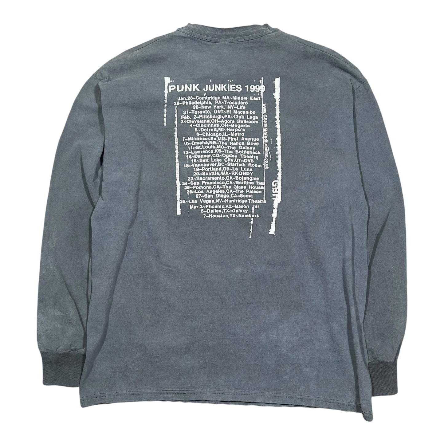 1999 Vintage GBH "Punk Junkies" Longsleeves Shirt