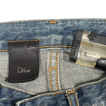 Dior Homme AW03 "Luster" Blue Denim Jeans by Hedi Slimane