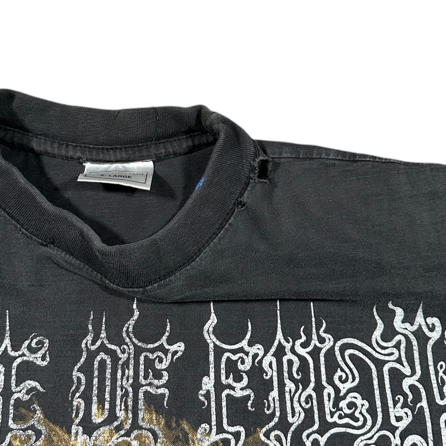 1990s Vintage Cradle Of Filth Praise The Whore Shirt