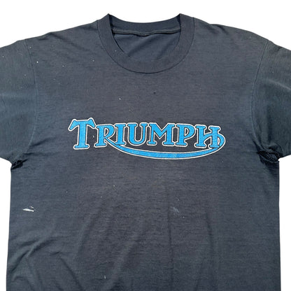 1980s Vintage Triumph Motorcycle Shirt
