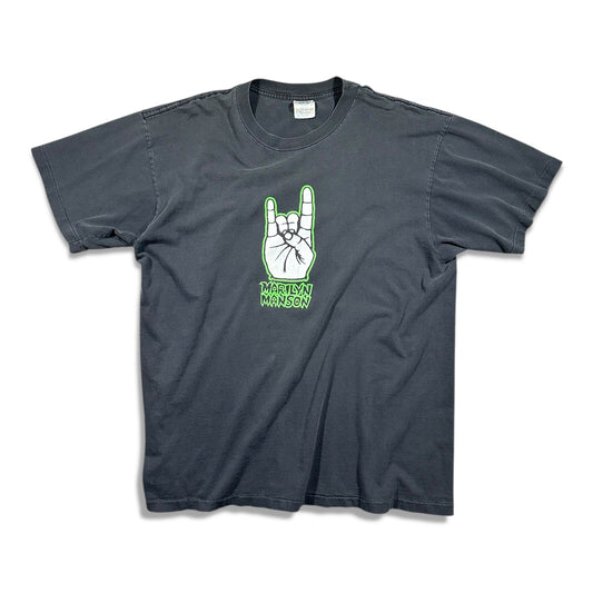 1990s Vintage Marilyn Manson "We Hate Love We Love Hate" Shirt