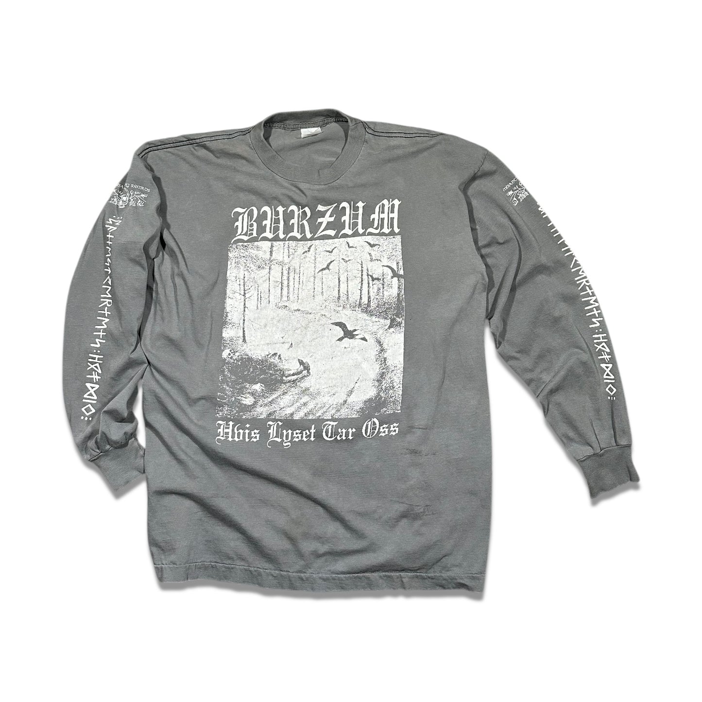 1990s Vintage Burzum "Hvis Lyset Tar Oss" Longsleeves Shirt