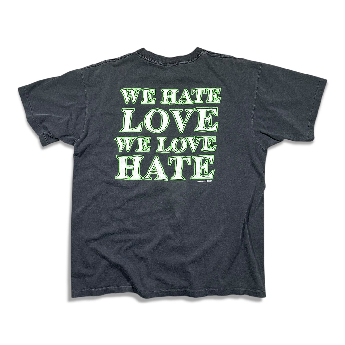 1990s Vintage Marilyn Manson "We Hate Love We Love Hate" Shirt