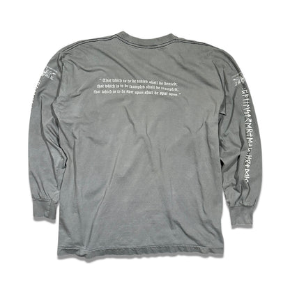 1990s Vintage Burzum "Hvis Lyset Tar Oss" Longsleeves Shirt
