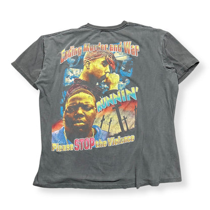 1990s Vintage Tupac and Biggie Memorial Shirt