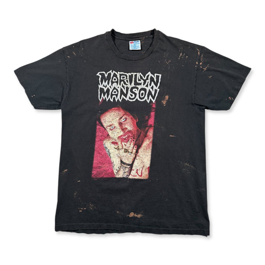 1990s Vintage Marilyn Manson God of Fuck Shirt