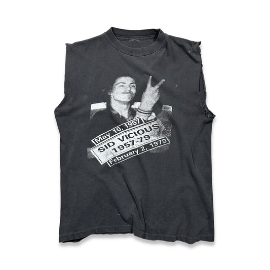 1980s Vintage Sid Vicious Sex Pistols Cutoff Shirt