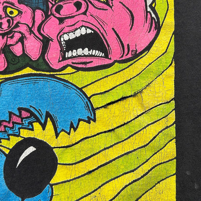 1990s Vintage Green Jelly Shirt