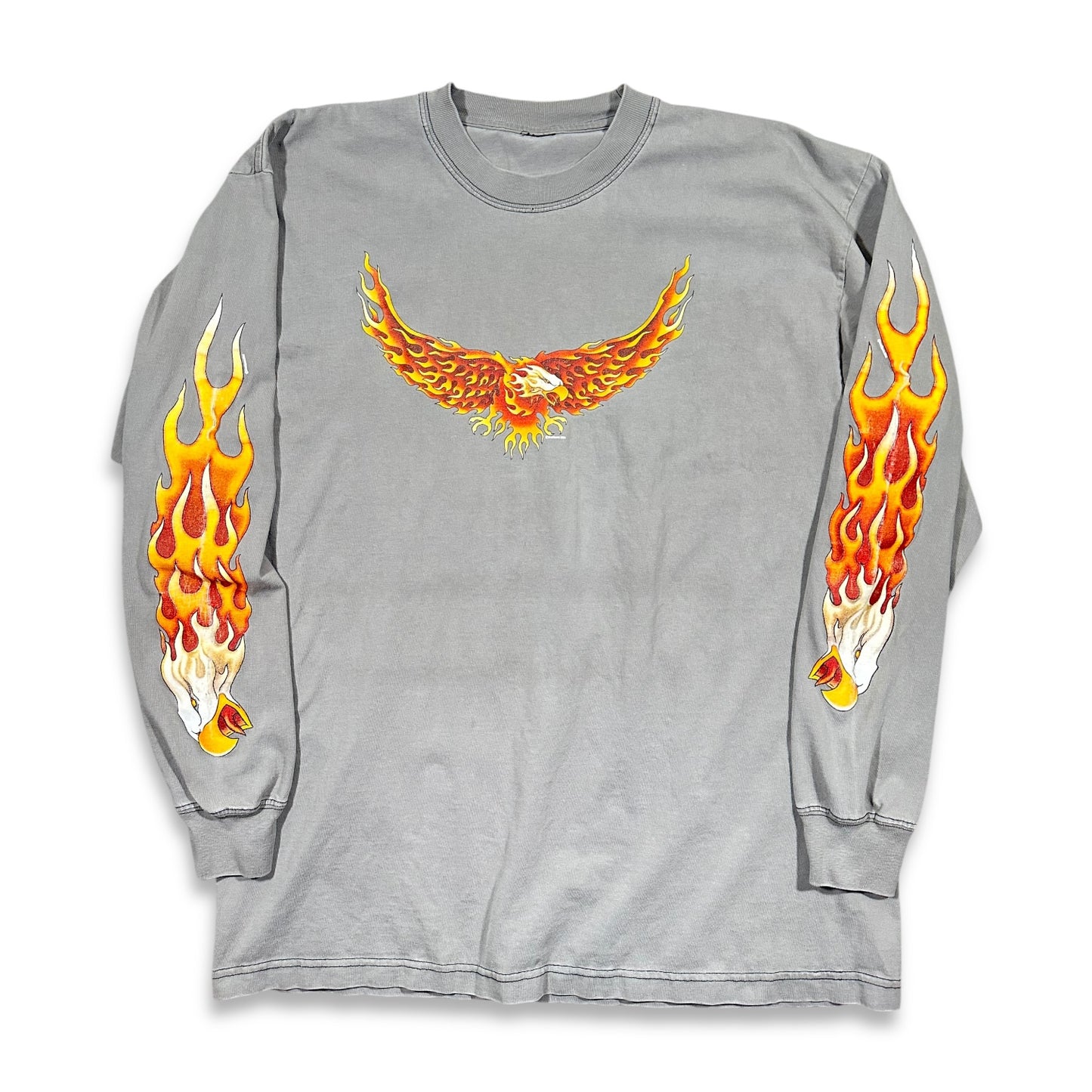 1990s Vintage Eagles Flame Harley Like Longsleeves