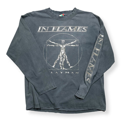1990s Vintage In Flames Longsleeves Shirt