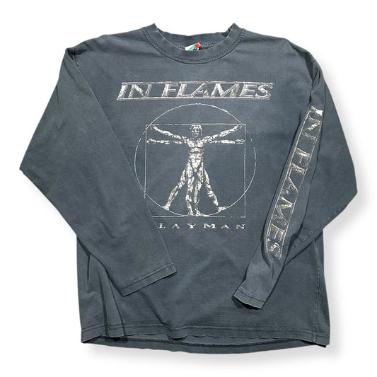 1990s Vintage In Flames Longsleeves Shirt