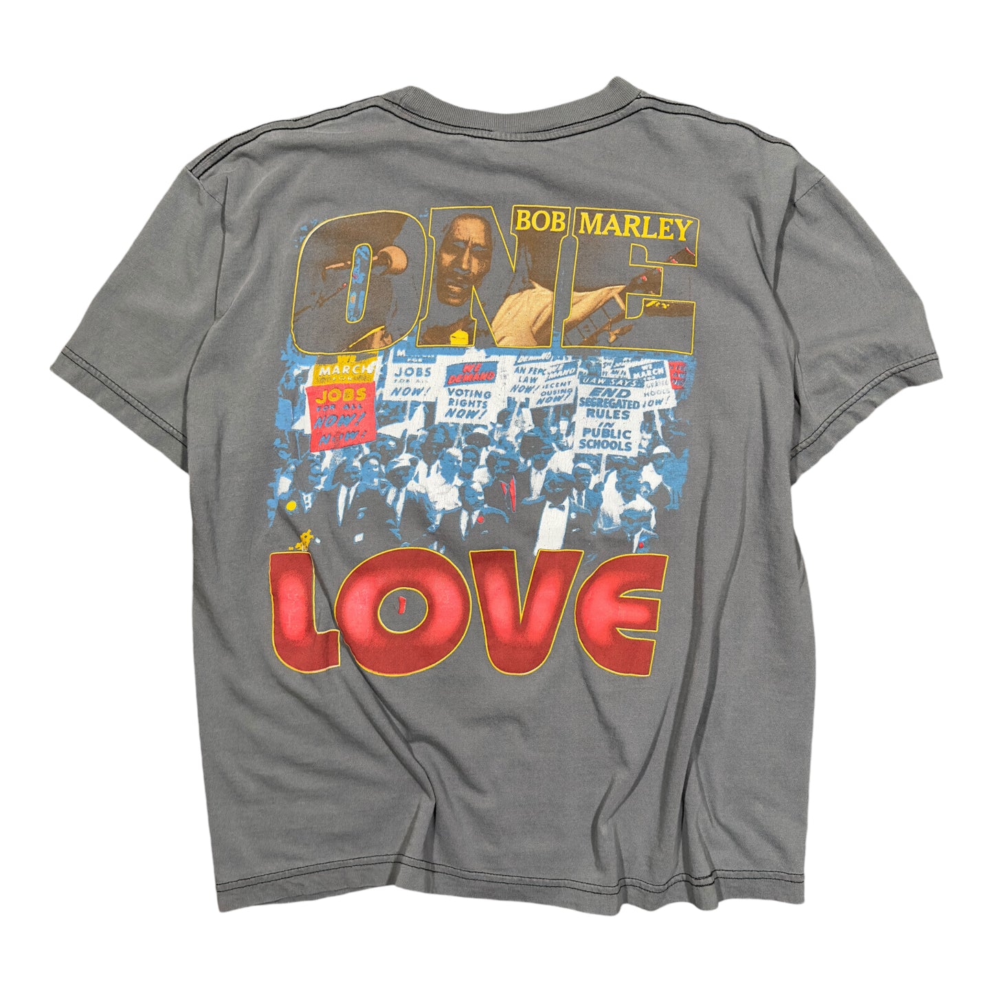 1990s Vintage Bob Marley "One Love" Shirt