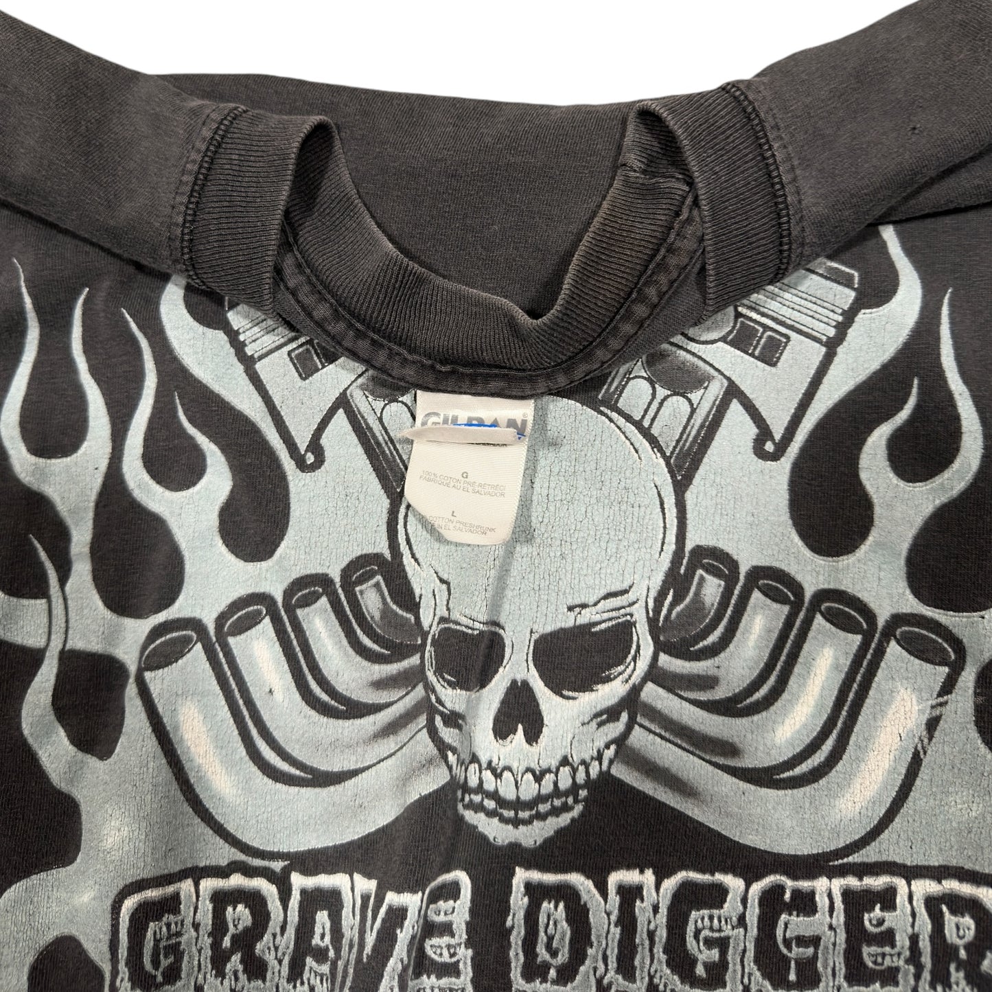 2000s Vintage Grave Digger Longsleeves Shirt