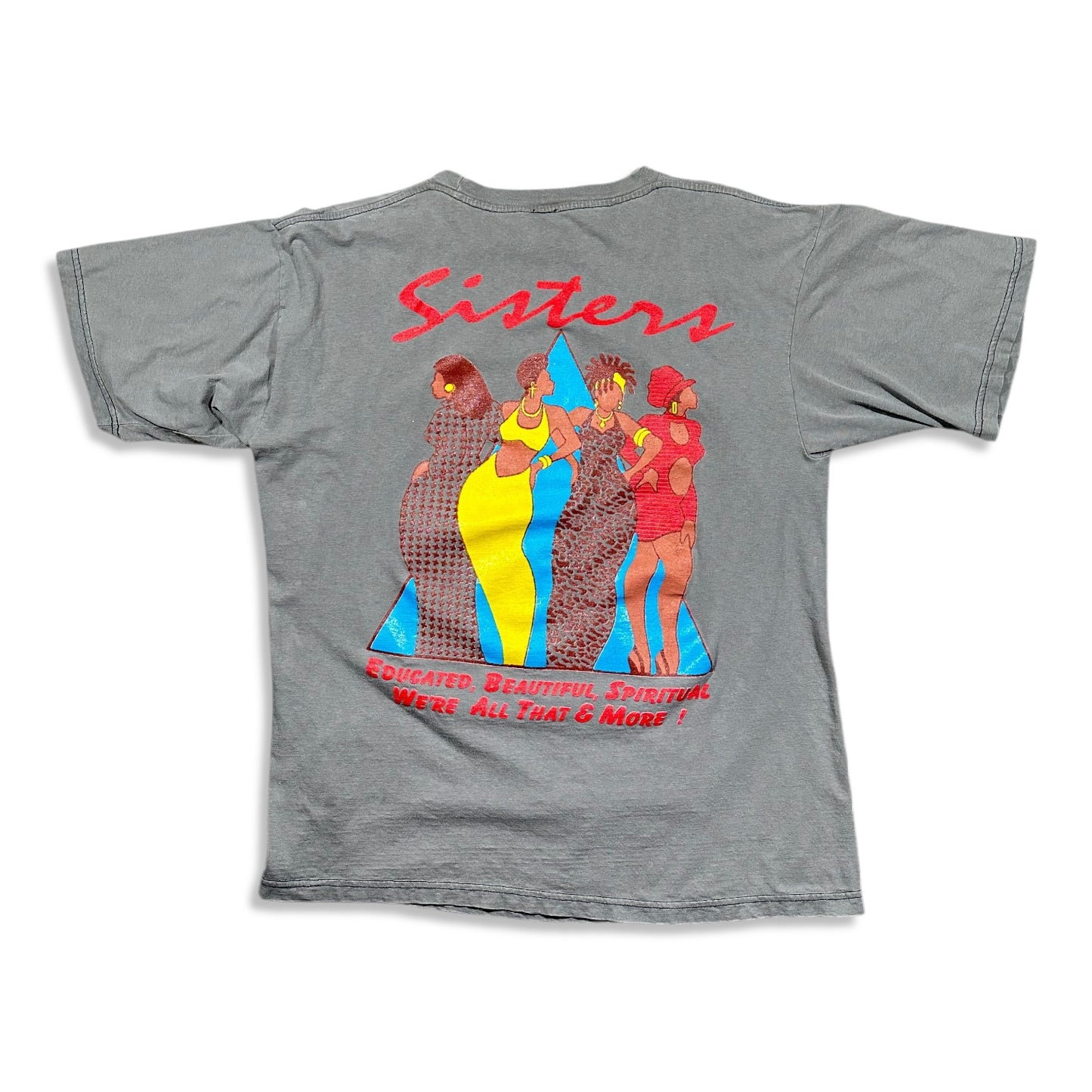 1990s Vintage Million Woman March Shirt Smudged