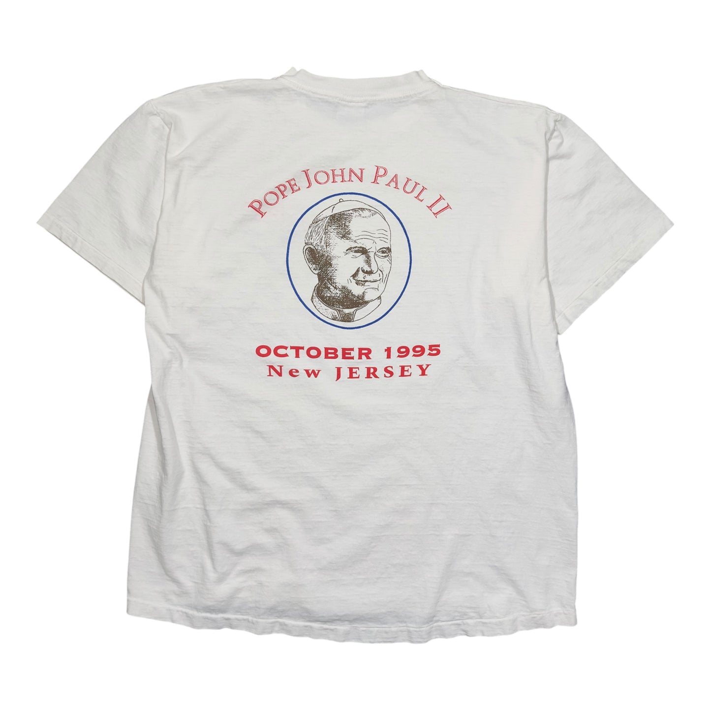 1995 Vintage Pope John Paull II Shirt