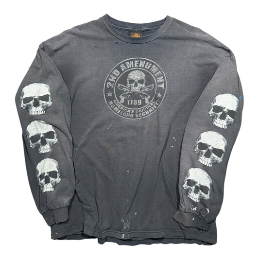 2000s Vintage 2nd Amendment Longsleeves Shirt