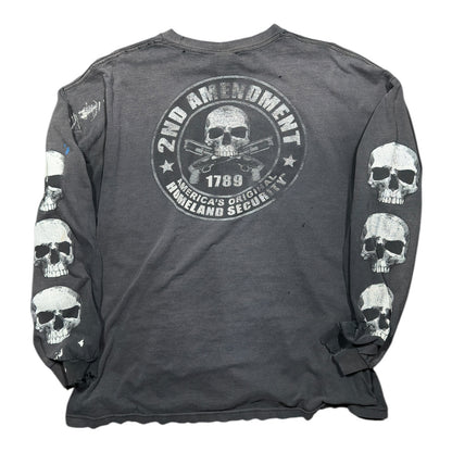 2000s Vintage 2nd Amendment Longsleeves Shirt