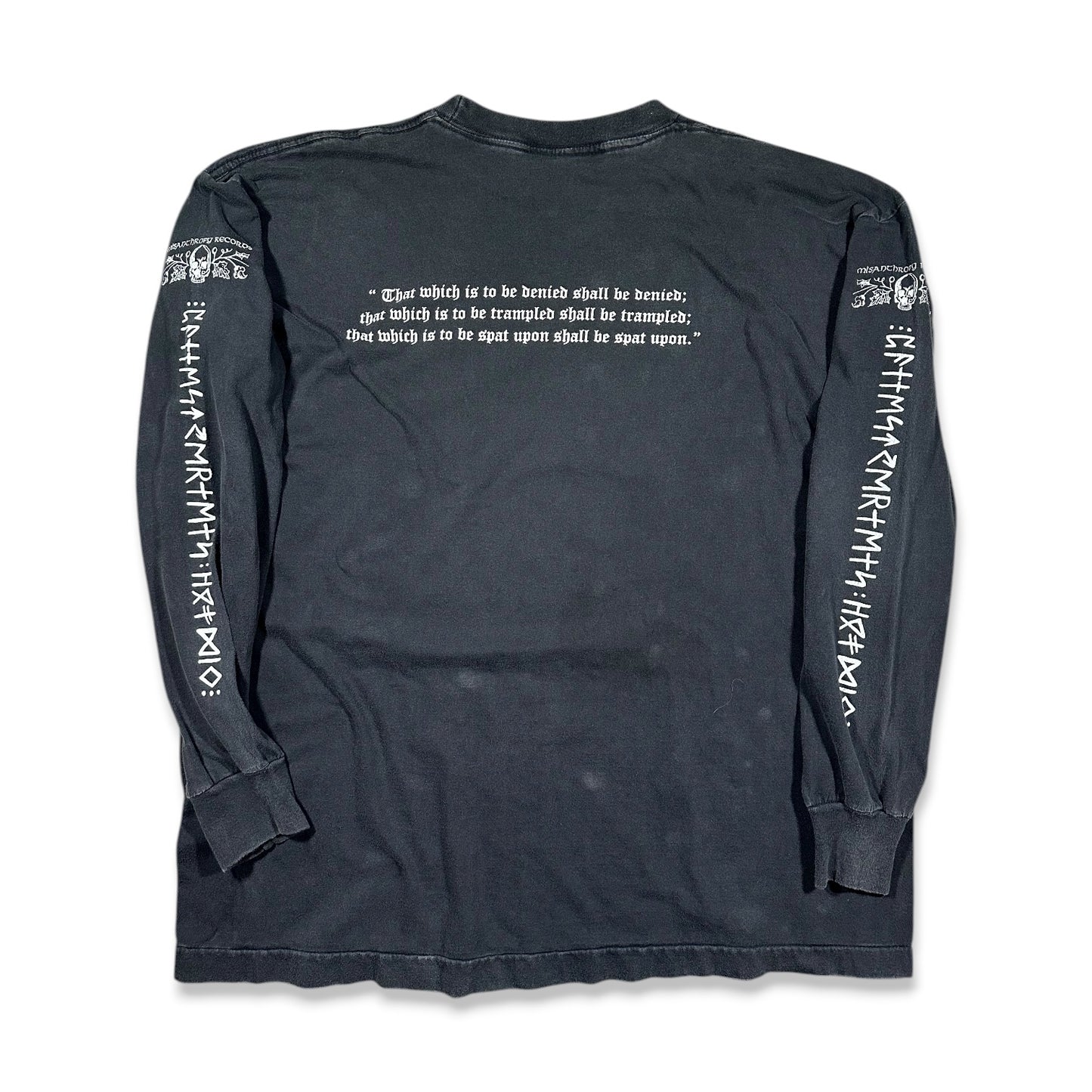 1990s Vintage Burzum Longsleeves Shirt