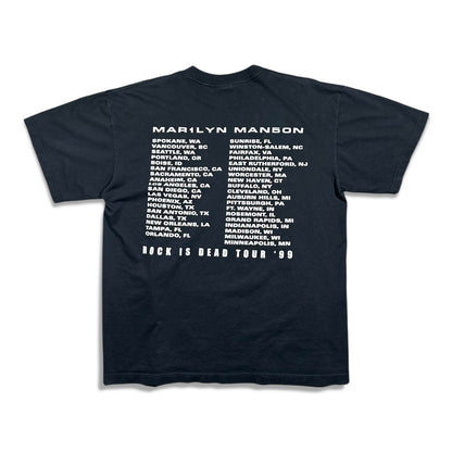 1990s Vintage Marilyn Manson "Rock Is Dead" Shirt