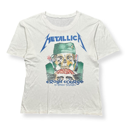 1980s Vintage Metallica "Crash Course In Brain Surgery" Shirt
