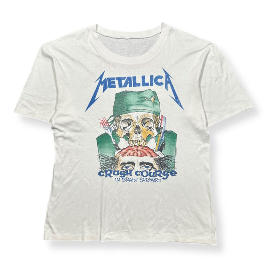 1980s Vintage Metallica "Crash Course In Brain Surgery" Shirt
