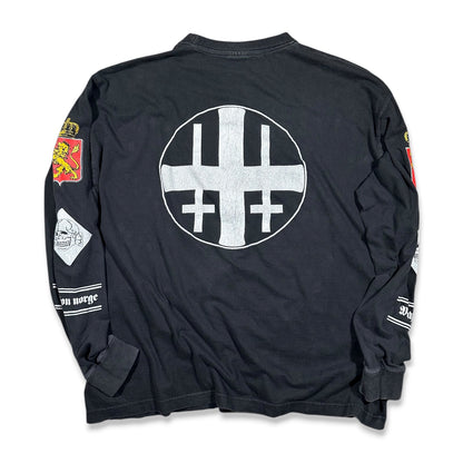 1990s Vintage Mayhem "Legion Norge" Longsleeves Shirt