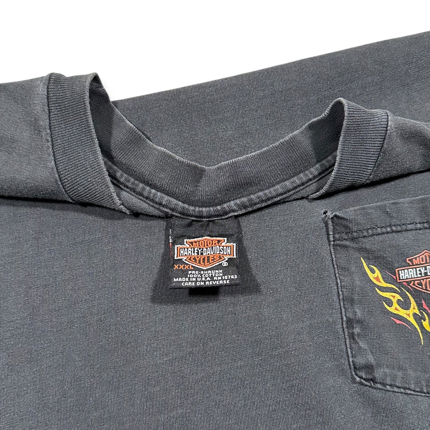 1990s Vintage Harley Davidson Pocket Shirt
